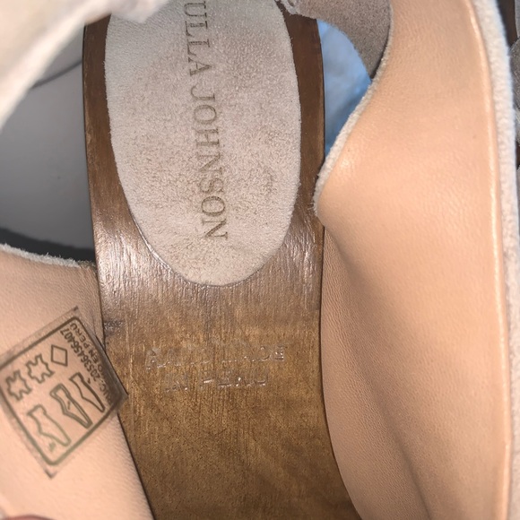 Ulla Johnson Mina Leather wooden clog - Picture 11 of 16